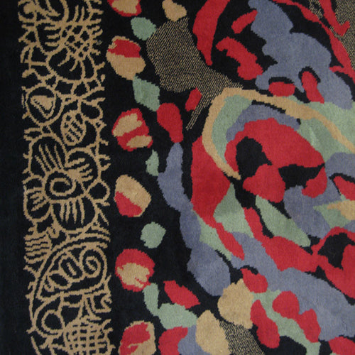 Pierre Balmain Modernist Wool Carpet France circa 1960