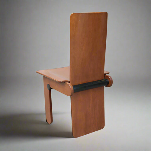 Set Of Six Dining Chairs By Carlo Scarpa for Gavina