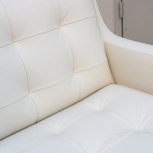 Pair of Modernist Leather Armchairs