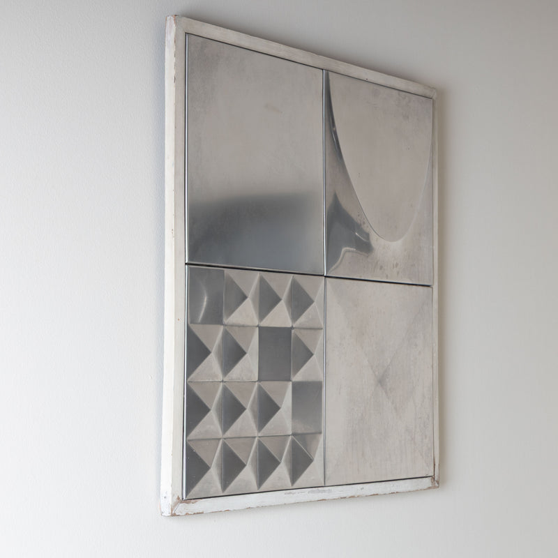 Pair of Metal Tiles, Signed “arfo,” Probably Italy, Mid-20th Century