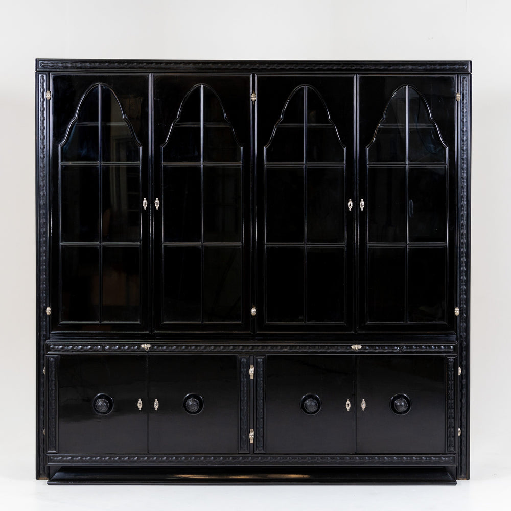 Art Nouveau Ebonized Bookcase