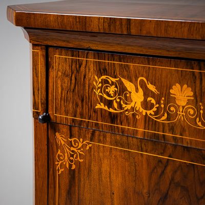 Pair of Biedermeier Nightstands, Italy, 19th Century