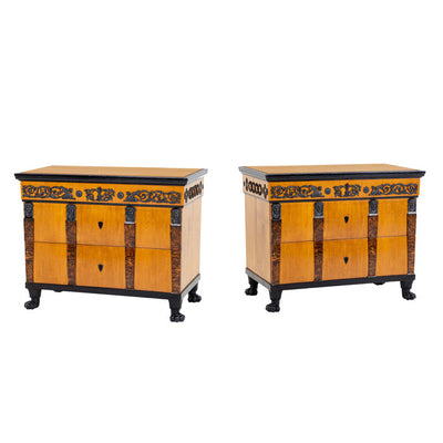 Pair of Important Chests With Berlin Cast Iron
