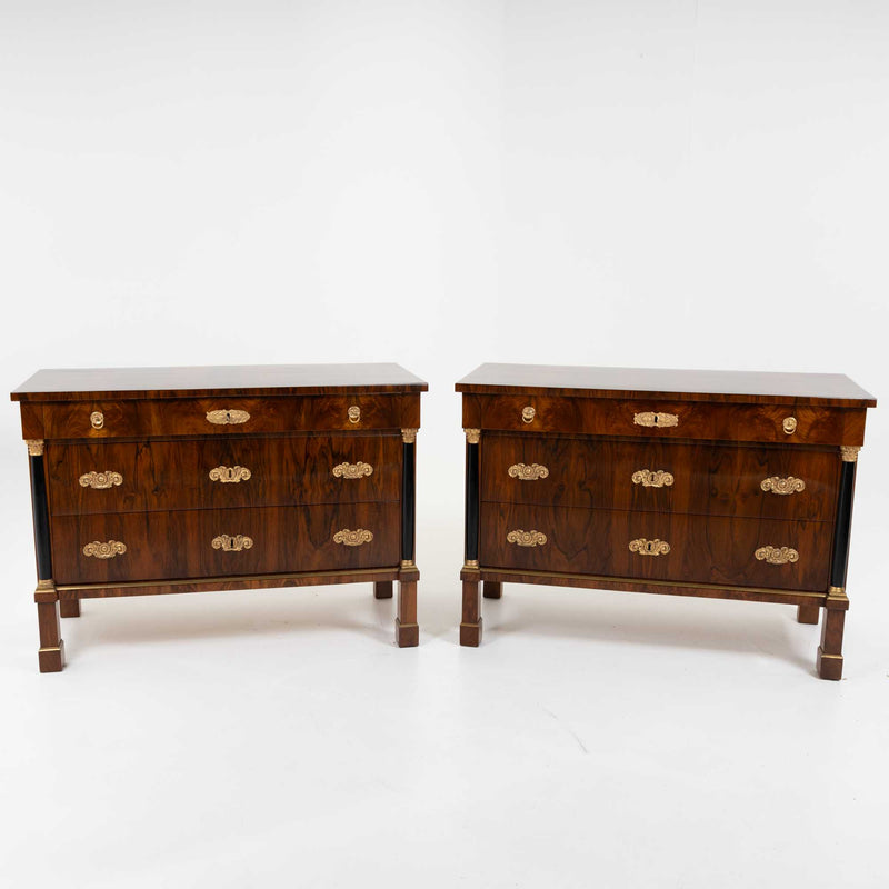 Pair of Large Italian Chests of Drawers, circa 1820