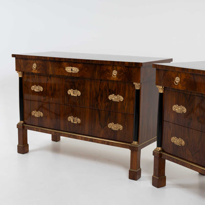 Pair of Large Italian Chests of Drawers, circa 1820