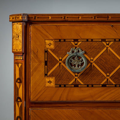 Marquetry Chest of Drawers, Austria, late 18th Century