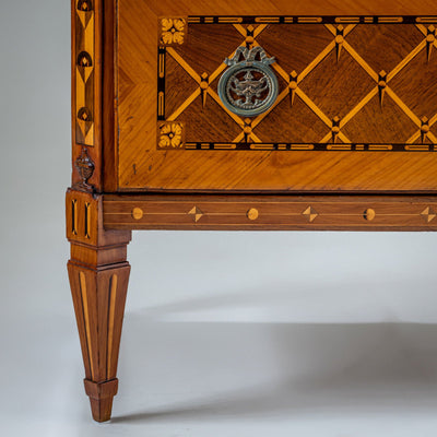 Marquetry Chest of Drawers, Austria, late 18th Century