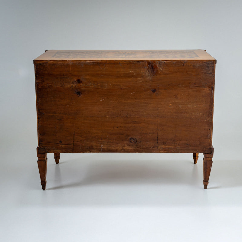 Marquetry Chest of Drawers, Austria, late 18th Century