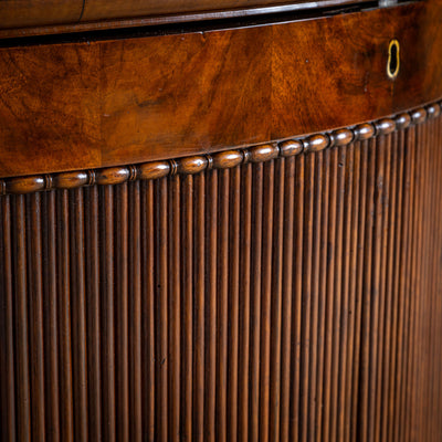 Pair of Demi Lune Sideboard in Walnut, Mid-19th Century