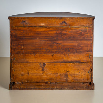 Pair of Demi Lune Sideboard in Walnut, Mid-19th Century