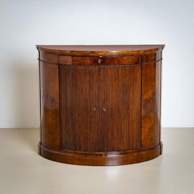 Pair of Demi Lune Sideboard in Walnut, Mid-19th Century