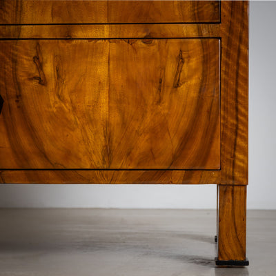 Biedermeier Chest of Drawers in Walnut, circa 1820