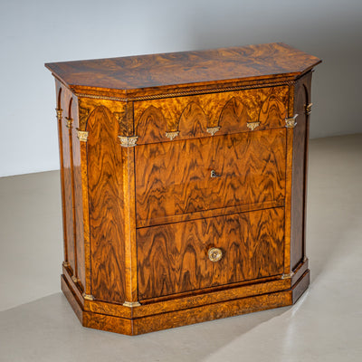 Pair of Commodes with Gothic Arches, Italy, Mid-19th Century