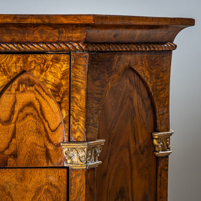 Pair of Commodes with Gothic Arches, Italy, Mid-19th Century