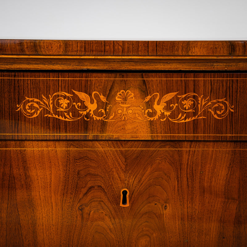 Pair of Biedermeier Chests of Drawers, Italy 19th Century