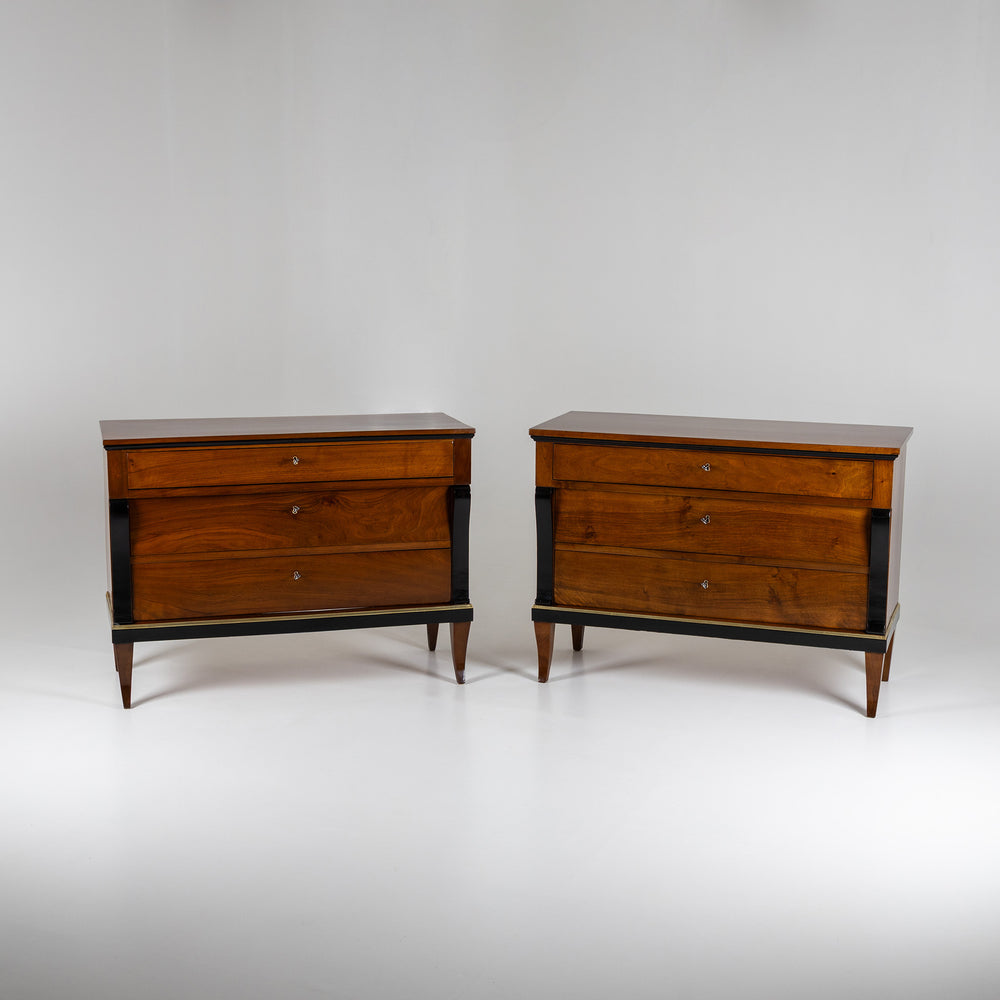 Pair of Biedermeier Chests of Drawers, circa 1820