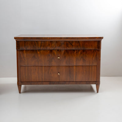 Pair of Large Biedermeier Chests of Drawers, Italy circa 1820