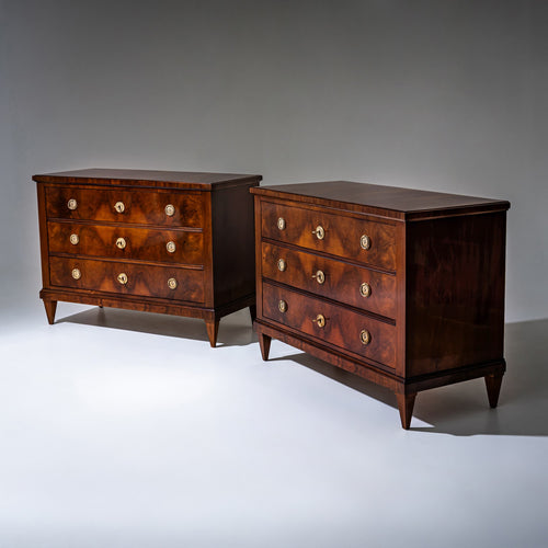 Pair of Neoclassical Chests of Drawers, 19th Century
