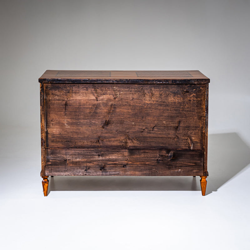 Louis Seize Marquetry Chest of Drawers, late 18th Century