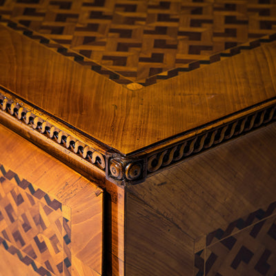 Louis Seize Marquetry Chest of Drawers, late 18th Century