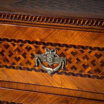 Louis Seize Marquetry Chest of Drawers, late 18th Century