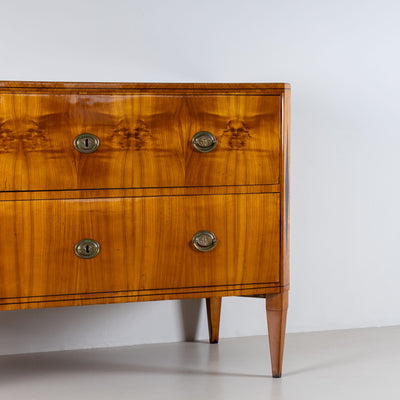Biedermeier Chest of Drawers with Diamond Inlay, circa 1820