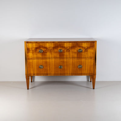 Biedermeier Chest of Drawers with Diamond Inlay, circa 1820