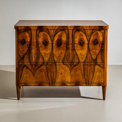 Biedermeier Walnut Chest of Drawers, circa 1830