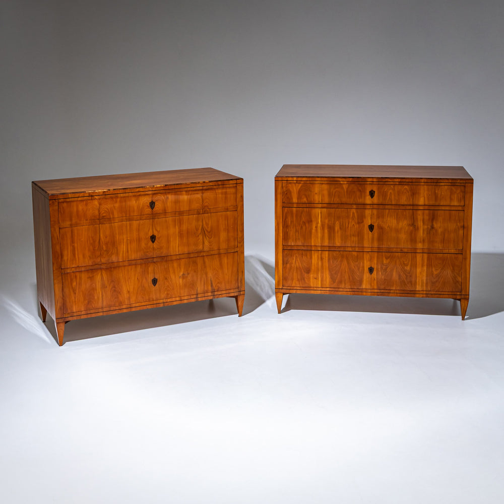 Pair of Biedermeier Chests of Drawers, Munich / Germany, circa 1820