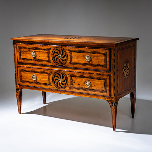 Neoclassical Inlaid Chest of Drawers, Italy, circa 1800
