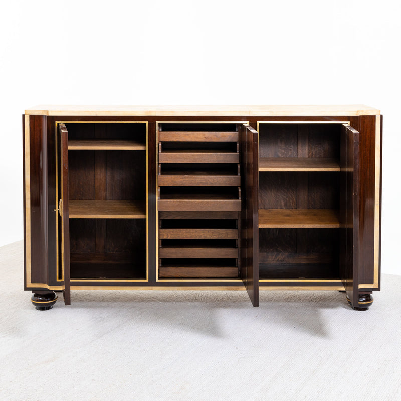 Art Deco Sideboard, sig. Postes, France circa 1920