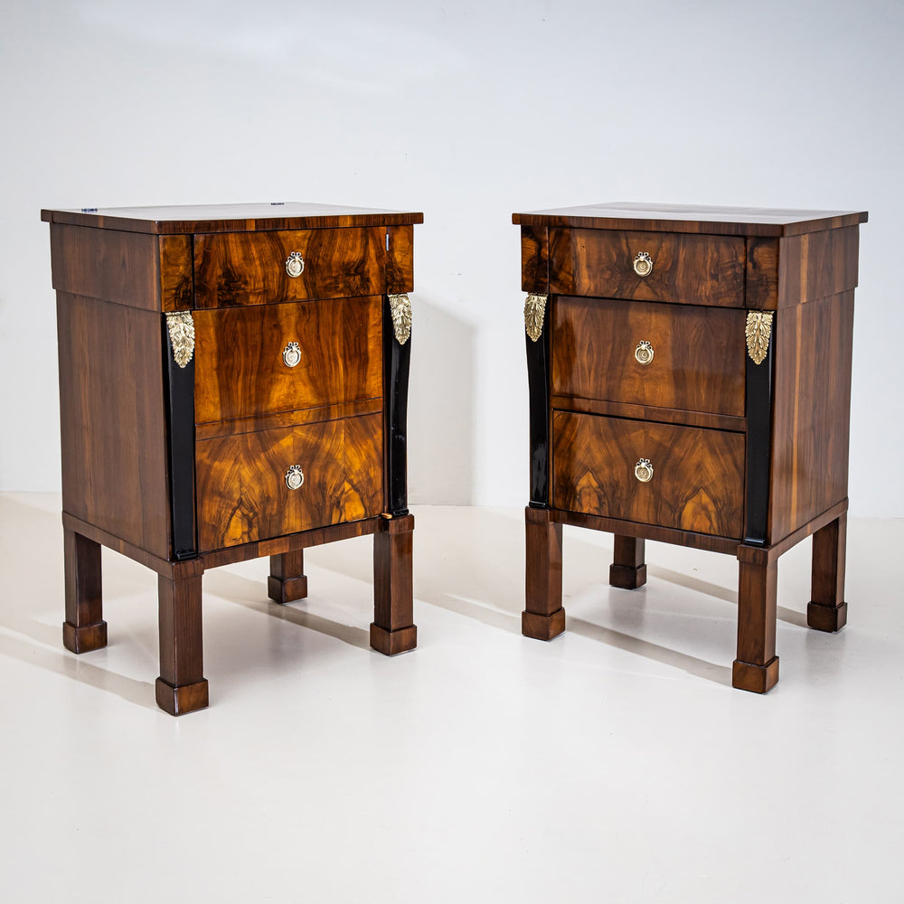 Pair of Empire Bedside Cabinets, Italy, Early 19th Century