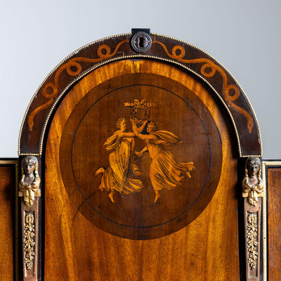 Empire Ladies’ Secretaire with Muses and Caryatids, Vienna, Austria, circa 1810