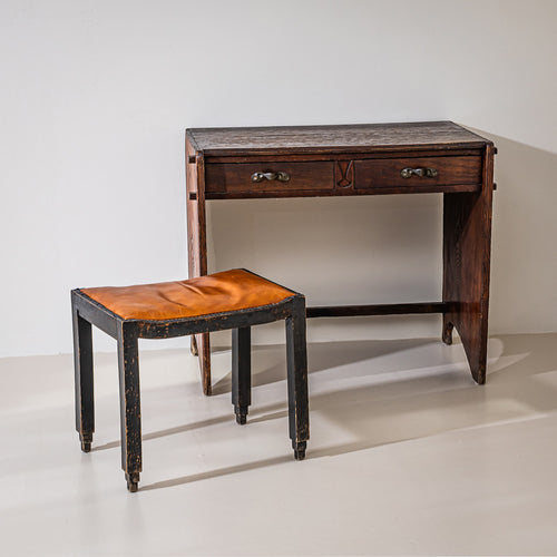 Art Nouveau Desk, attributed to Federico Tesio (1869-1954), Italy, 1900s/1910s