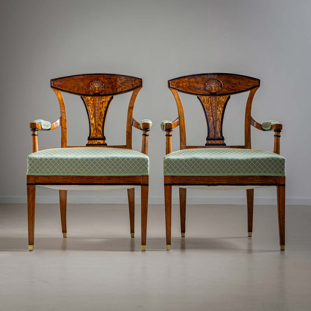 Early Biedermeier Armchairs, Vienna around 1810