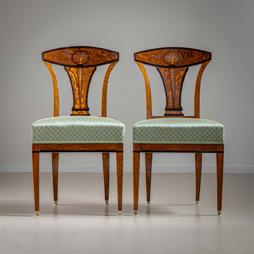 Biedermeier Side Chairs, Vienna around 1810