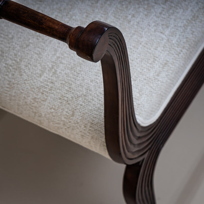 Pair of Walnut Tabourets, Italy, circa 1830