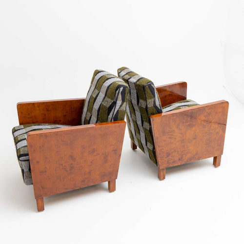 Art Deco Lounge Chairs, Sweden circa 1920
