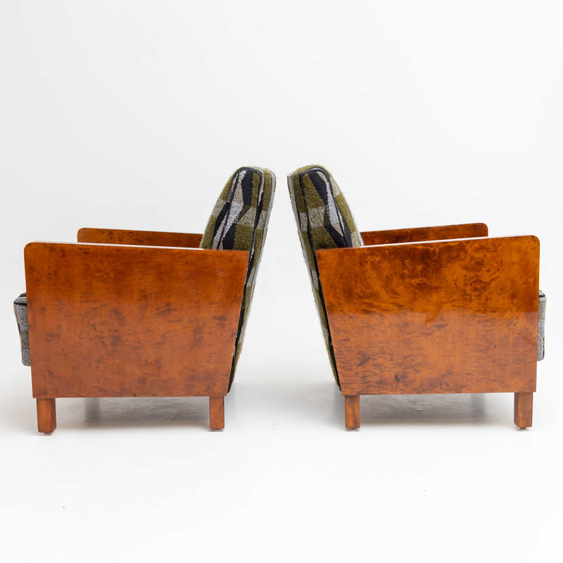Art Deco Lounge Chairs, Sweden circa 1920