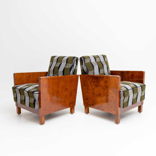 Art Deco Lounge Chairs, Sweden circa 1920