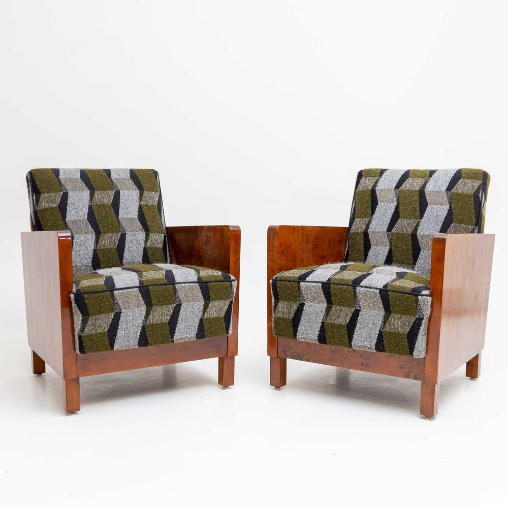 Art Deco Lounge Chairs, Sweden circa 1920