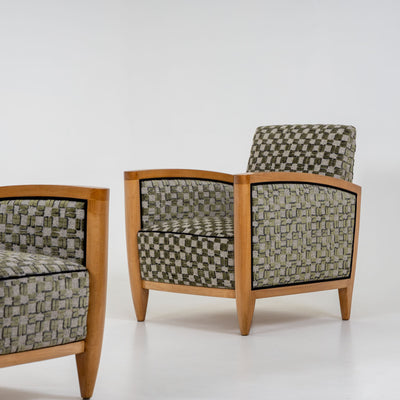Pair of Art Deco Lounge Chairs, 1930s