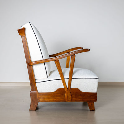 Pair of Lounge Chairs, attributed to Maurizio Tempestini, Italy 1940s