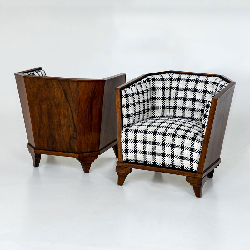 Pair of Art Deco Lounge chairs from the 1920s