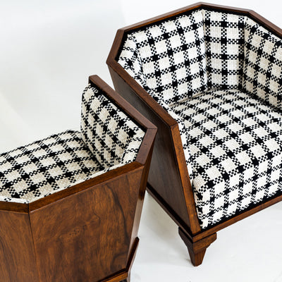 Pair of Art Deco Lounge chairs from the 1920s