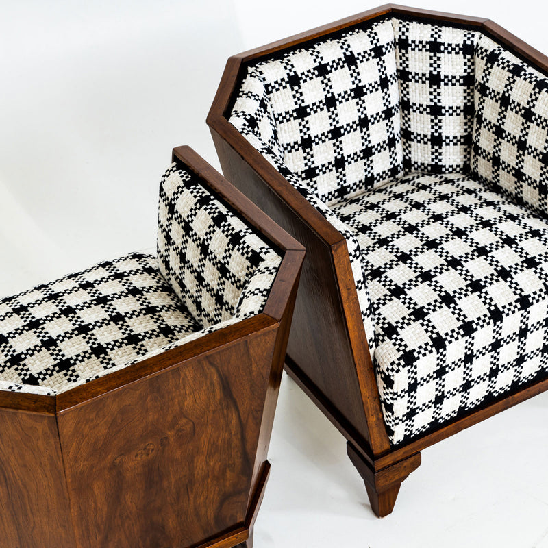 Pair of Art Deco Lounge chairs from the 1920s