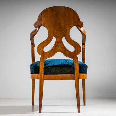 Pair of Biedermeier Armchairs, Germany, 19th Century