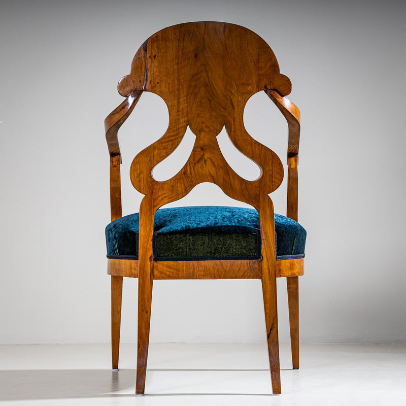 Pair of Biedermeier Armchairs, Germany, 19th Century