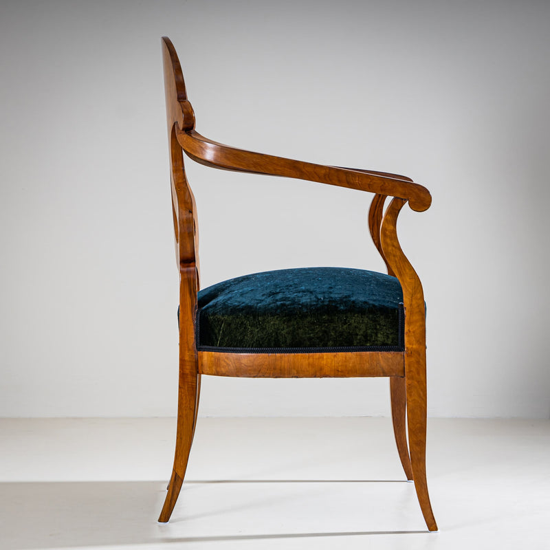 Pair of Biedermeier Armchairs, Germany, 19th Century