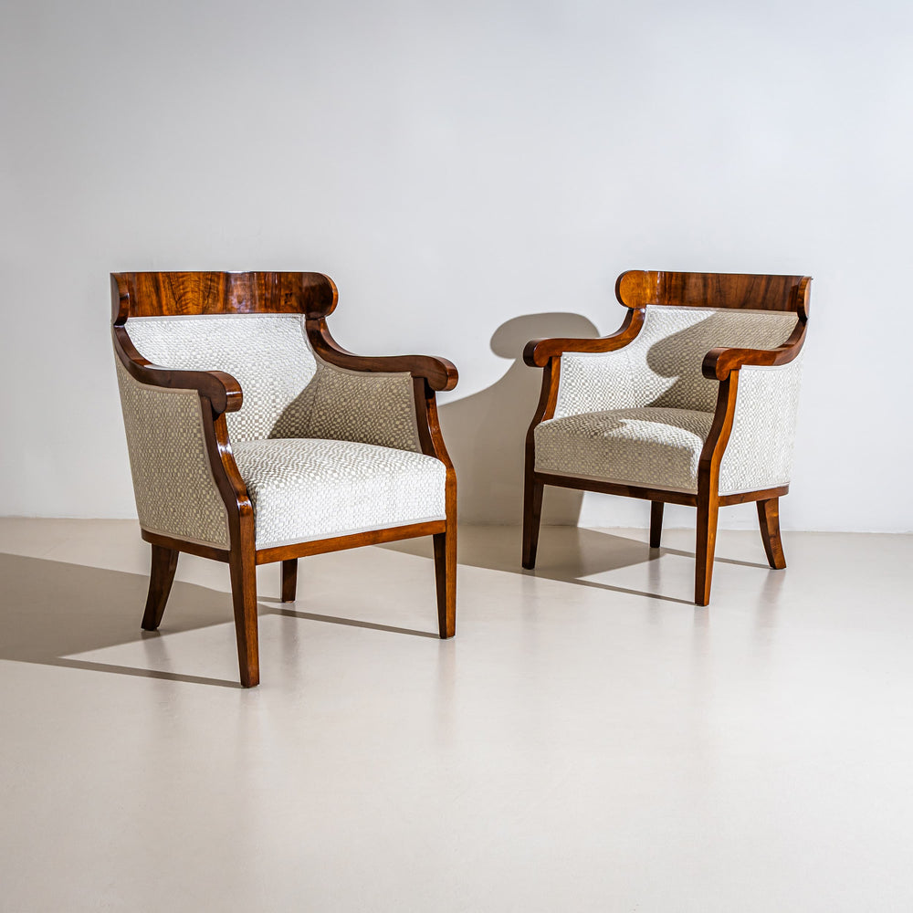 Pair of Biedermeier Bergères, Austria circa 1830